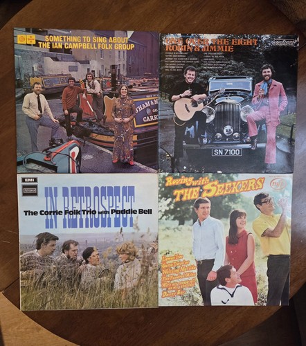 Folk vinyl bundle - 4, lp